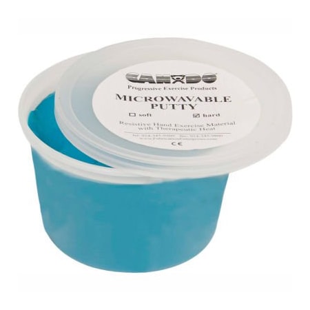 Fabrication Enterprises Theraputty Microwaveable Exercise Putty, Firm, Blue, 1 Pound 301235